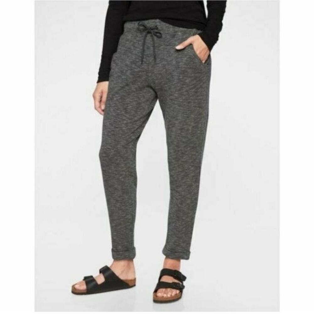 Athleta Pants Womens Small Gray Luxe Coaster Jogger Athleisure Lounge Travel